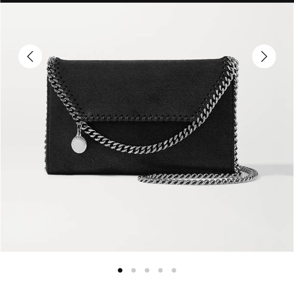 Stella McCartney - Falabella Mini Shaggy Deer Wallet on Chain - Picture 3 of 4